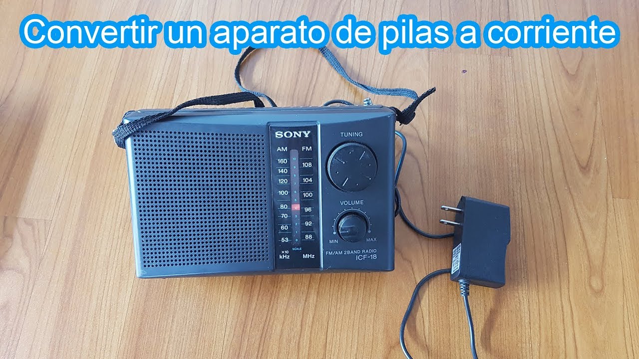 Radio portatil pequena sony con pilas Artículos de audio y sonido