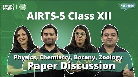 NEET 2026 Mock Test 5 Paper Discussion | Class 12 PCB Full Solution | Free Test Series by Extramarks