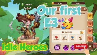 Idle Heroes - F2P building our First E3 😁