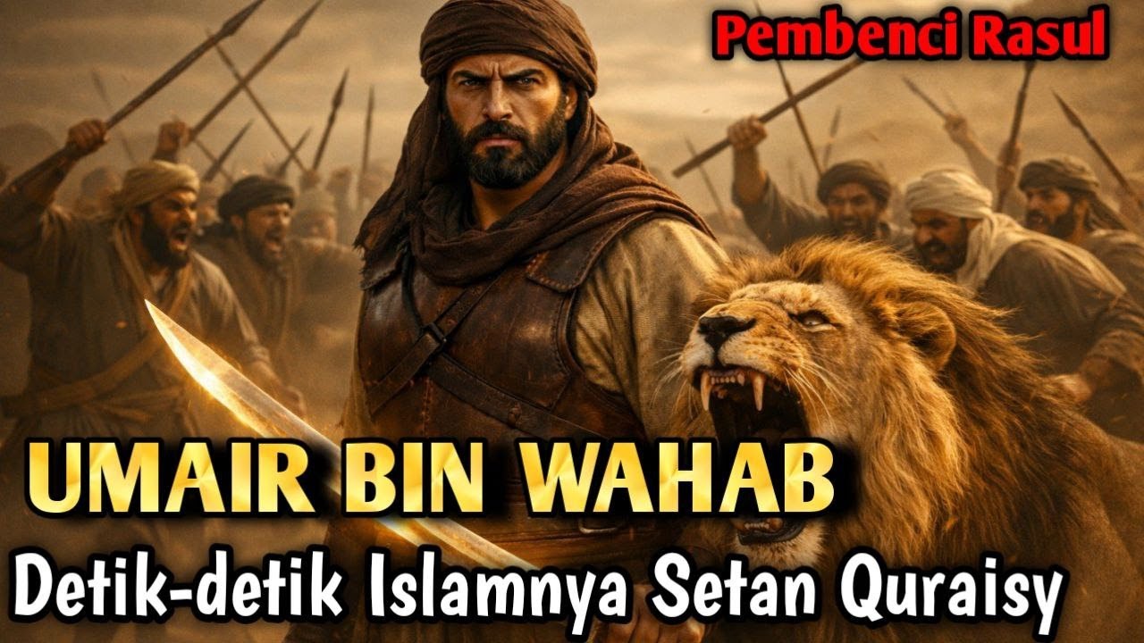 DETIK-DETIK Islamnya Setan Quraisy Ketika Hendak Lenyapkan Rasulullah❗ Kisah Sahabat Umair bin Wahab