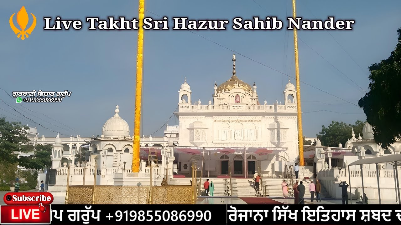 Live EveningTakht Hazur Sahib Nander Share kro ji 4 oct 2025 SubScribe @sikhpost1