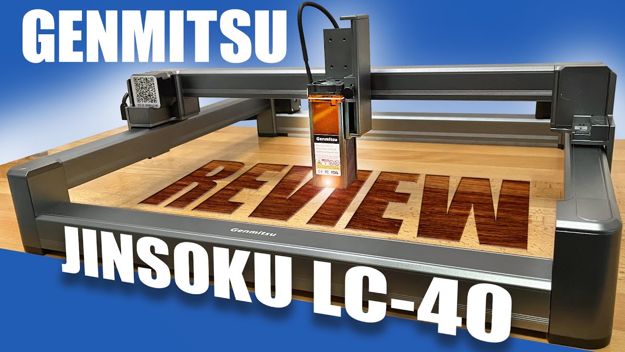 Jinsoku LC-40 Laser Engraver, 5.5W-10W Compressed Fixed Focus Laser,  Wireless Control & GRBL Controller Support