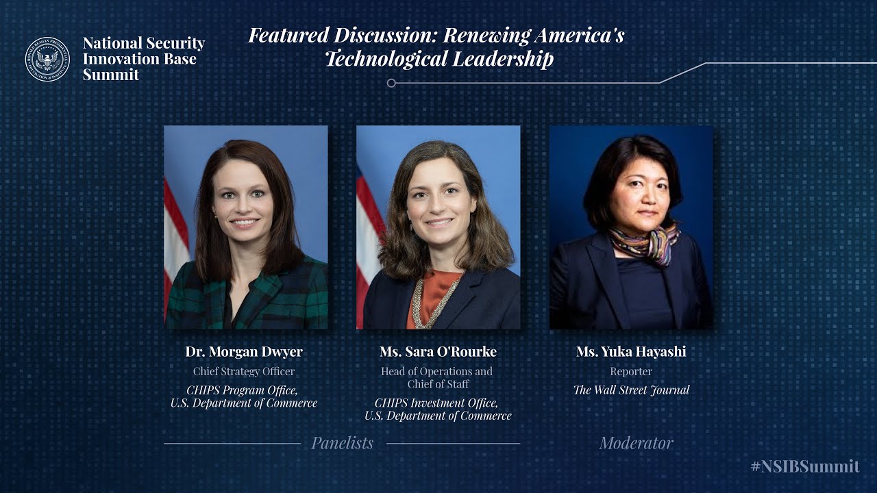Featured Discussion: Renewing America's Technological Leadership