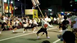 徳島の阿波踊り！華舞遊　最後お姉さんがカメラ目線してくれますｗ　ありがとうぉ　ilmio for hair GL1800ツーリング