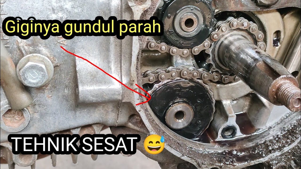 Jalan sesat ganti gear pompa oli Supra ✅