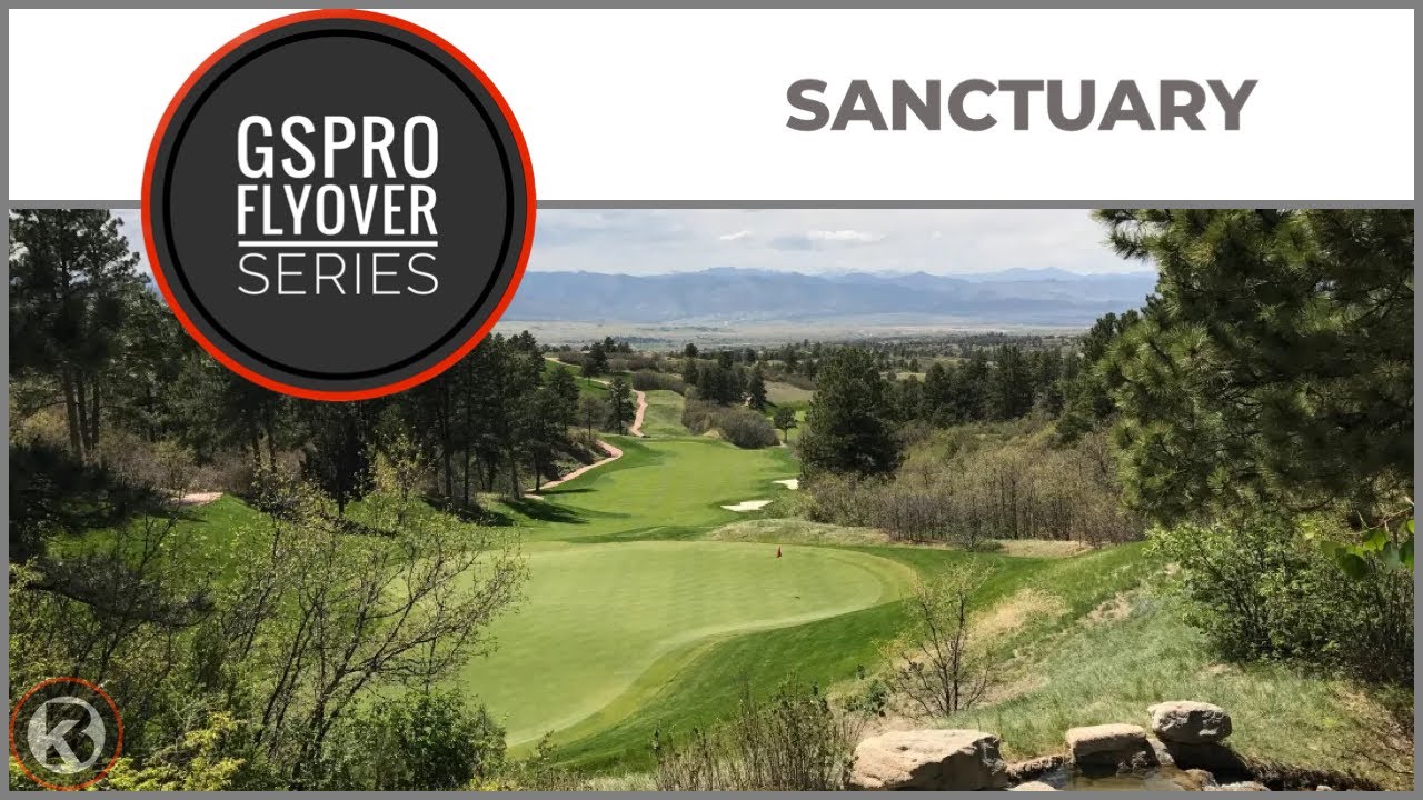GSPro Course Flyover - Sanctuary - Designed by Mashie