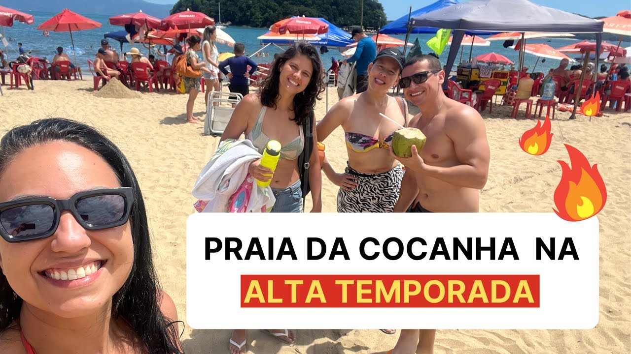 Alta Temporada: Conheça a Praia da Cocanha em Caraguatatuba