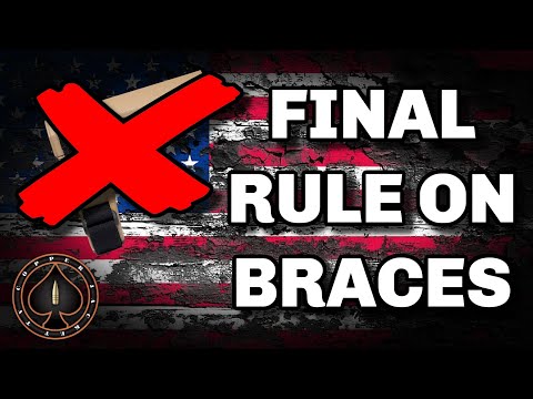Final Rule On Braces Has Dropped