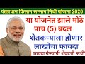 पंतप्रधान किसान सन्मान निधी योजना नवीन 5 बदल | pm kisan sanman nidhi yojna new 5 updated 2020