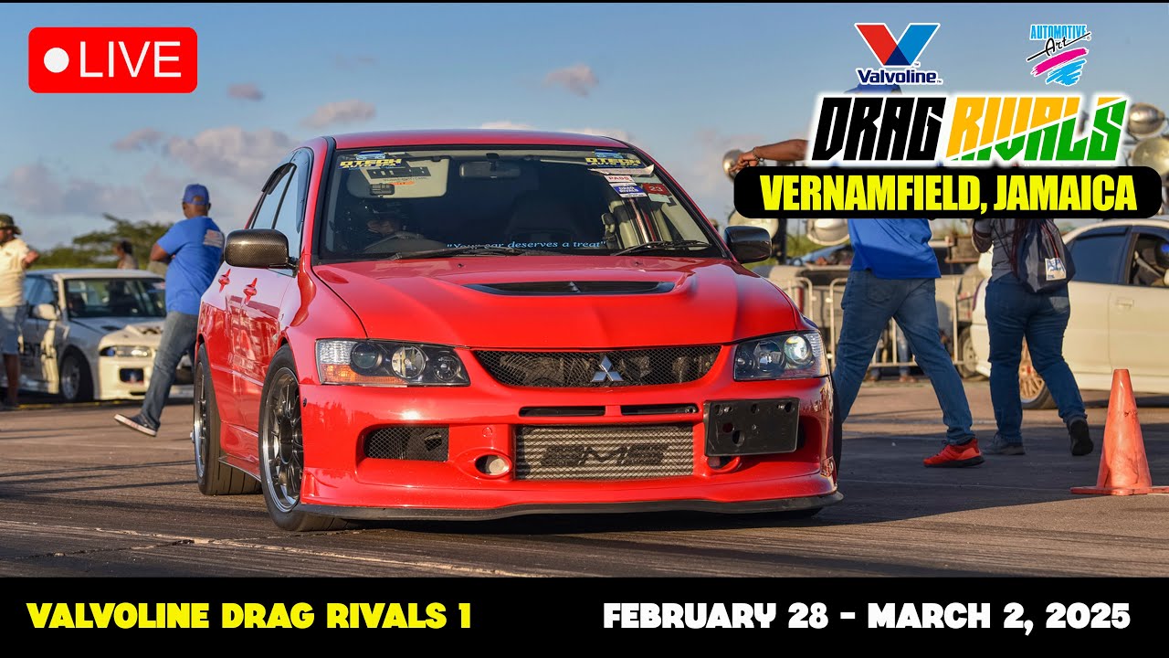 LIVE Drag Racing Valvoline Drag Rivals Jamaica Day 2 YouTube