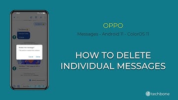 How to Delete individual Messages - Oppo [Android 11 - ColorOS 11]