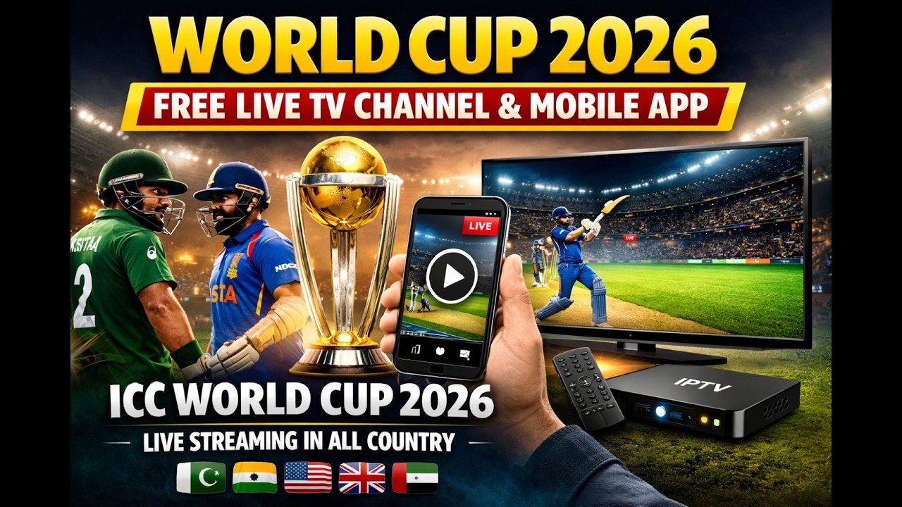 How to Watch T20 World Cup 2026 LIVE – Best Streaming Methods | What Is Iptv? | Iptv Kaya Hai?