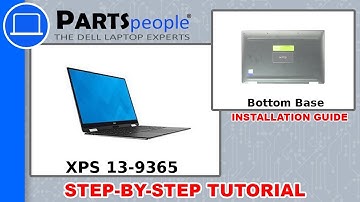 Dell XPS 13-9365 (P71G001) Bottom Base How-To Video Tutorial