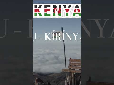 Origin of the Name KENYA