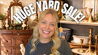 Come With Me To A Huge Antique Yard Sale!