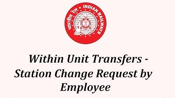 Within Division Transfers - Station Change Request Application