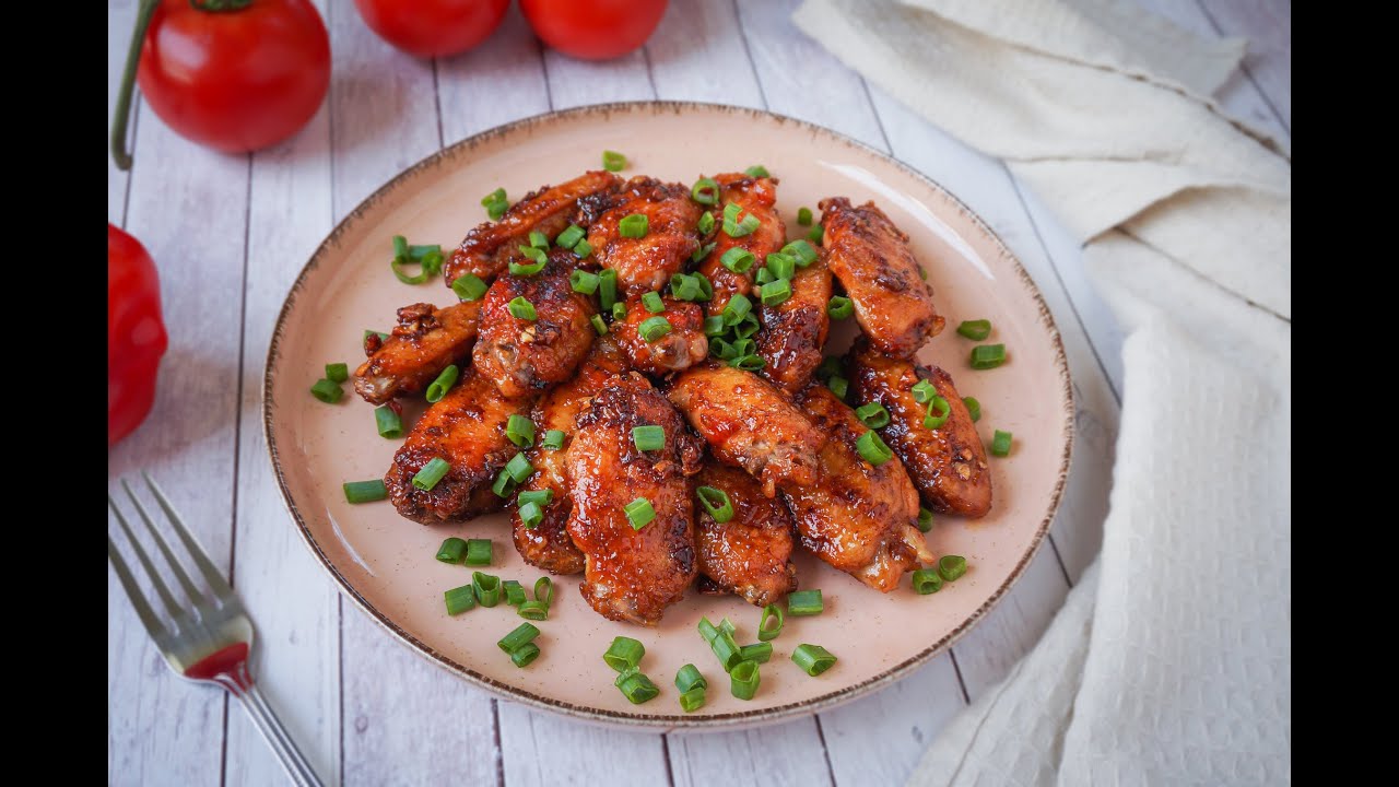 Куриные крылышки с медом | Как быстро и вкусно приготовить липкие куриные крылышки