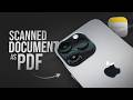 How to Convert Scanned Document on iPhone Notes to PDF (tutorial)