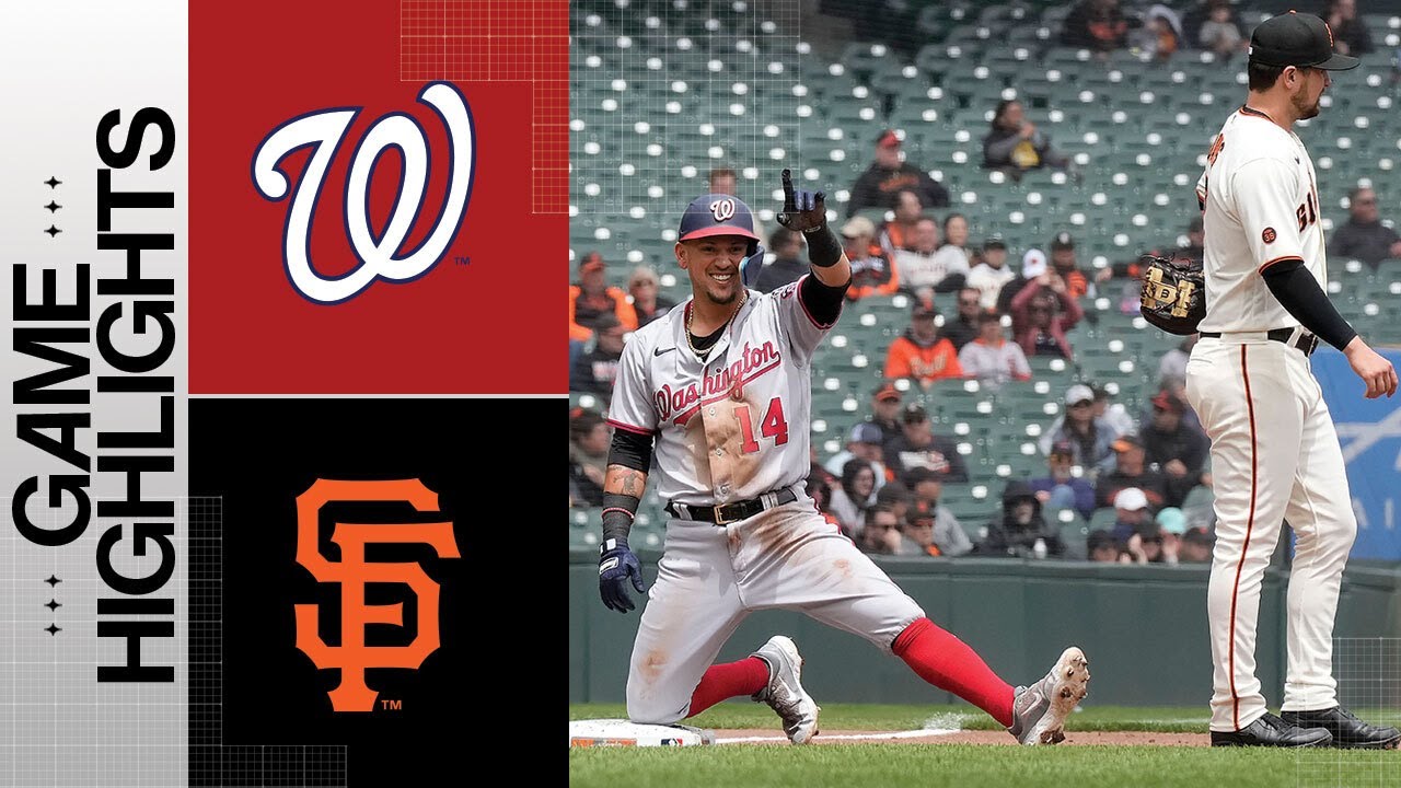 Nationals vs. Giants Game Highlights (5/10/23)