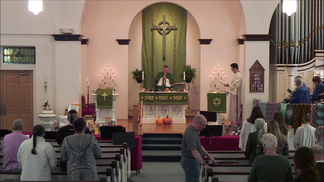 St. John's Lutheran Church, Kittanning, PA Oct 16th 2022 830 AM 19th Sunday after