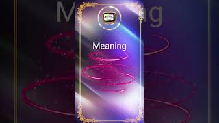 TODAYS LEARN A WORD A DAY #34