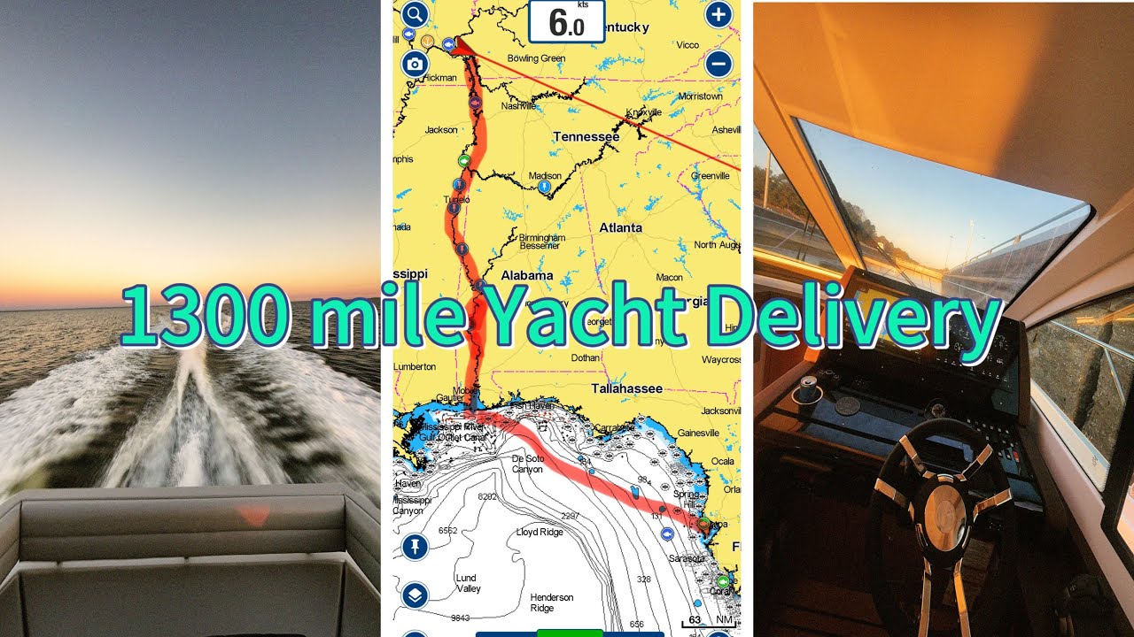 1300 mile 50ft Yacht Delivery Part 2! Missouri-Florida 