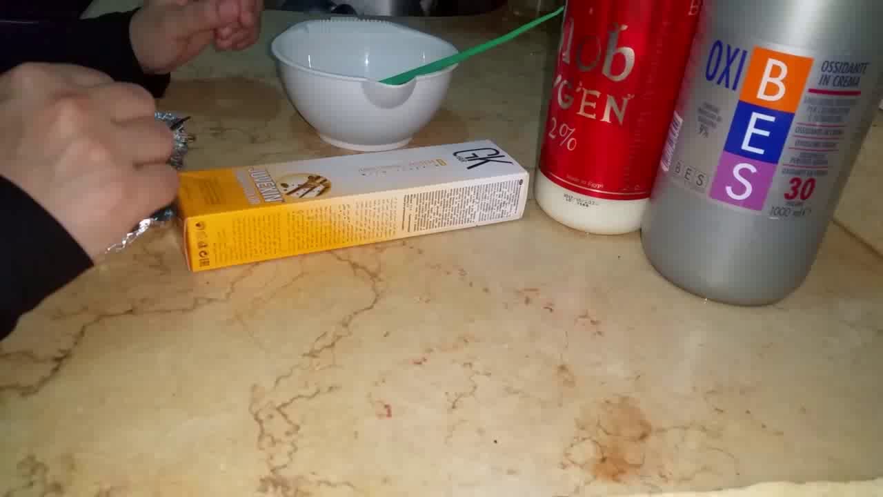 تفتيح الشعر 100% بدون بودره تفتيح😮😮