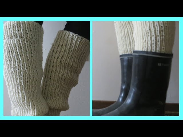 How to Knit Leg Warmers {Easy} 