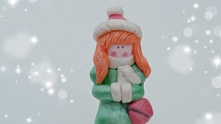 DIY Air plasticine doll//Кукла из воздушного пластилина