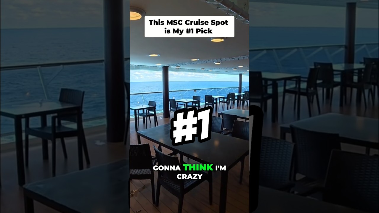 My #1 Cruise Ship Secret Spot Unforgettable Views #travel #cruise #msc #cruiseship #cruisetour