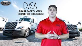 CVSA   Brake Safety Week