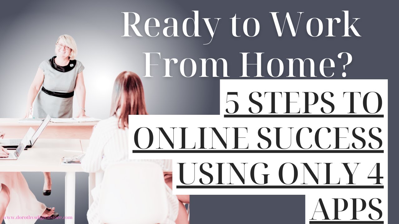 5 steps to online success using only 4 apps - YouTube
