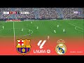 BARCELONA Vs REAL MADRID Live La Liga EL CLASICO 2026 10 May 2026 Simulation PES 2021 Gameplay 