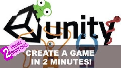 How to make a Game in Unity in 2 minutes, No Coding knowledge required