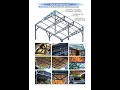 Basic Knowledge for Civil Engineering | Trusses Made of Profiled pipes Triangular Grid | #shorts