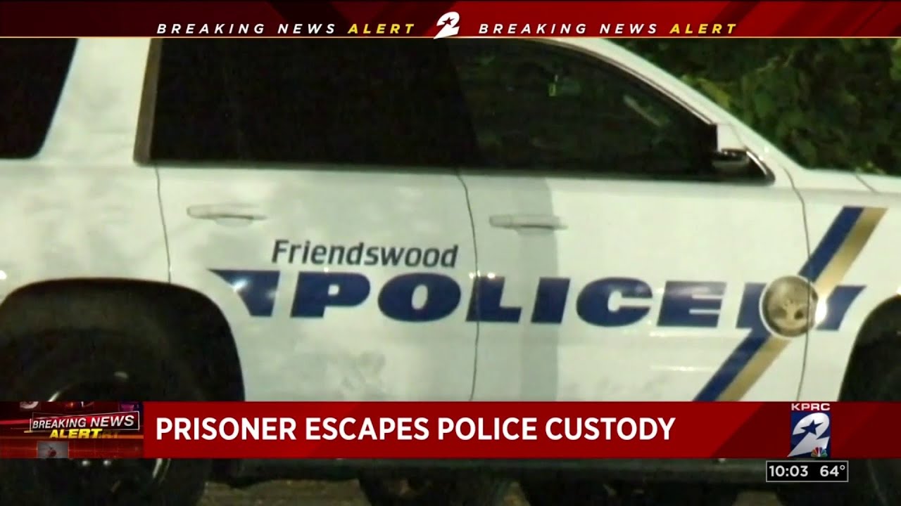 Prisoner escapes police custody - YouTube