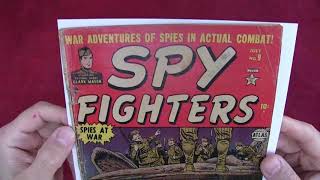 Reading Comics: Spy Fighters #9, 1952, Atlas/Marvel Comics, Sol Brodsky, Golden Age War Comic [ASMR]