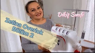 Zetina 325 Nasıl Kullanılır? Ev Tipi Overlok Makinesine İplik Nasıl Takılır? Overlok İpi Takma