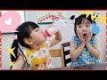 かずはちゃんは赤ちゃんになりたい!素敵なお姉ちゃんになって、赤ちゃんのお世話できるかな? Kaho Pretend nanny 教育 寸劇 ごっこ遊び
