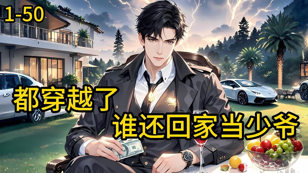 《都穿越了！谁还回家当少爷！》1-50，本以为会平平凡凡的过完一生，。没曾想，有一天，命运的齿轮会开始转动。陈默原以为是自己眼花了。可谁曾想，陈家还真派人来接他了。#都市 #热血 #漫畫#爽文