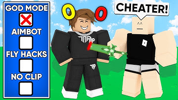 I Pretended to HACK, While Playing with A DEV.. (Roblox Bedwars)