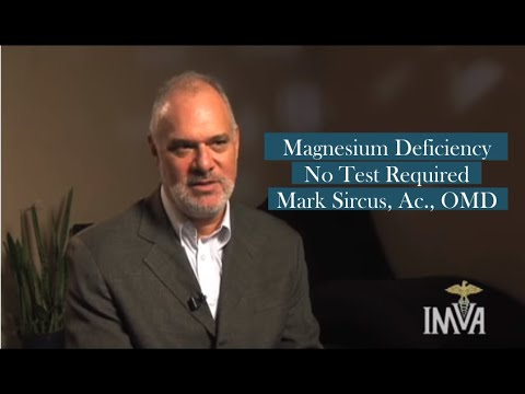 Magnesium Deficiency - No Test Required - Mark Sir...