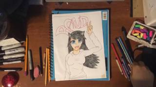 Inspelled: Drawing My Band Binder Cover