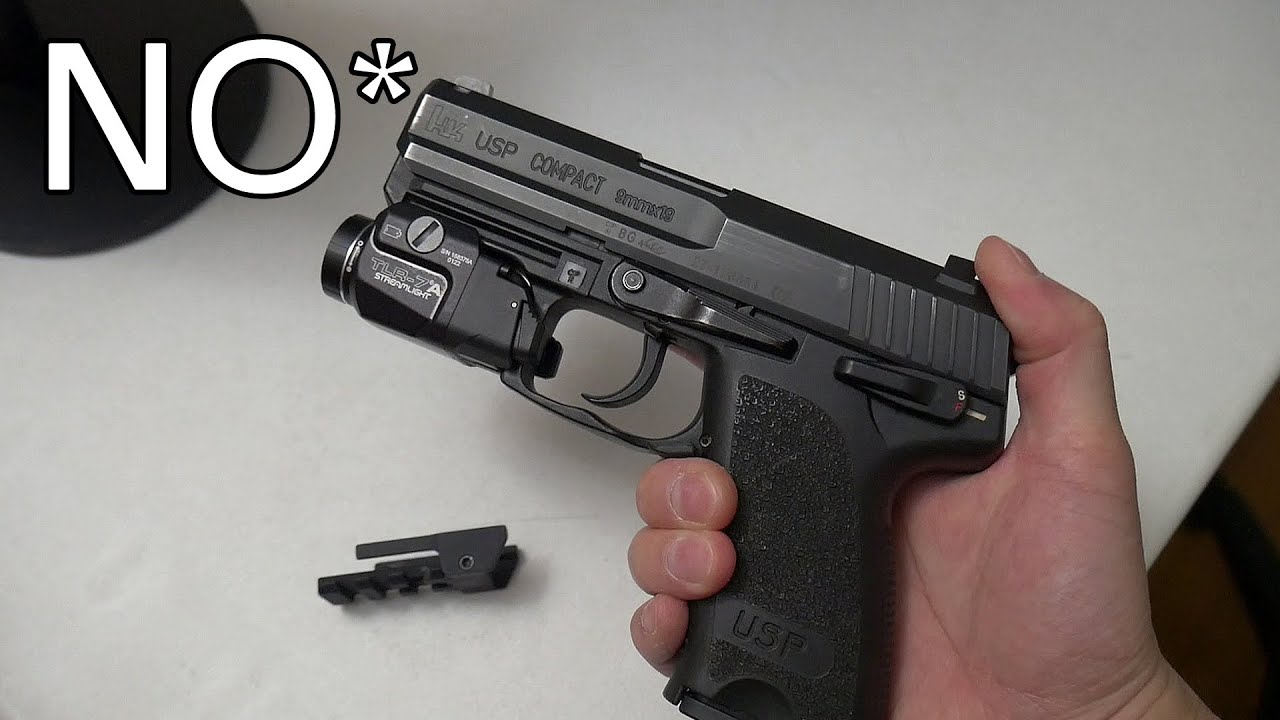 Streamlight TLR-7A on USP Compact with NO adapter? 