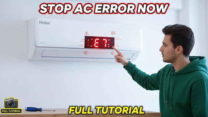 Fix YOUR Haier Inverter AC E7 Error Now!