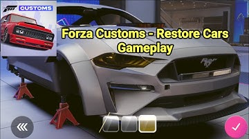Forza Customs - Restore Cars Game Gameplay