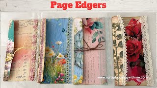 NEW PAGE EDGERS WITH DOUBLE POCKETS FROM JUNK MAIL ~ QUICK AND EASY