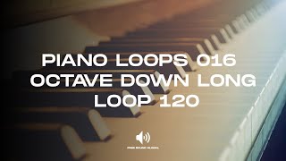 Piano loops 016 octave down long loop 120 bpm - Sound Effect (No copyright)