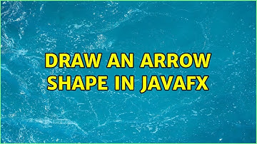 Draw an arrow shape in javafx