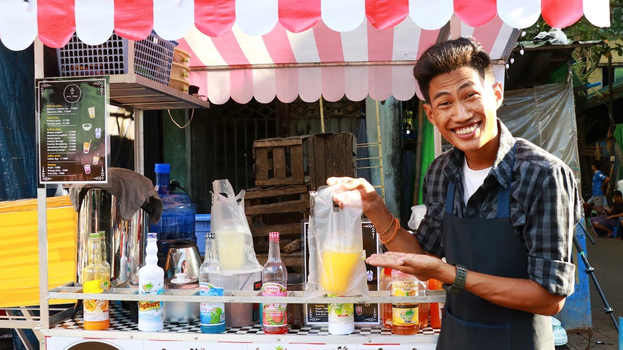 Bubble Tea ဆိုင်လေး ဖွင့်ထားတဲ့ လူရွှင်တော် ပေသီး